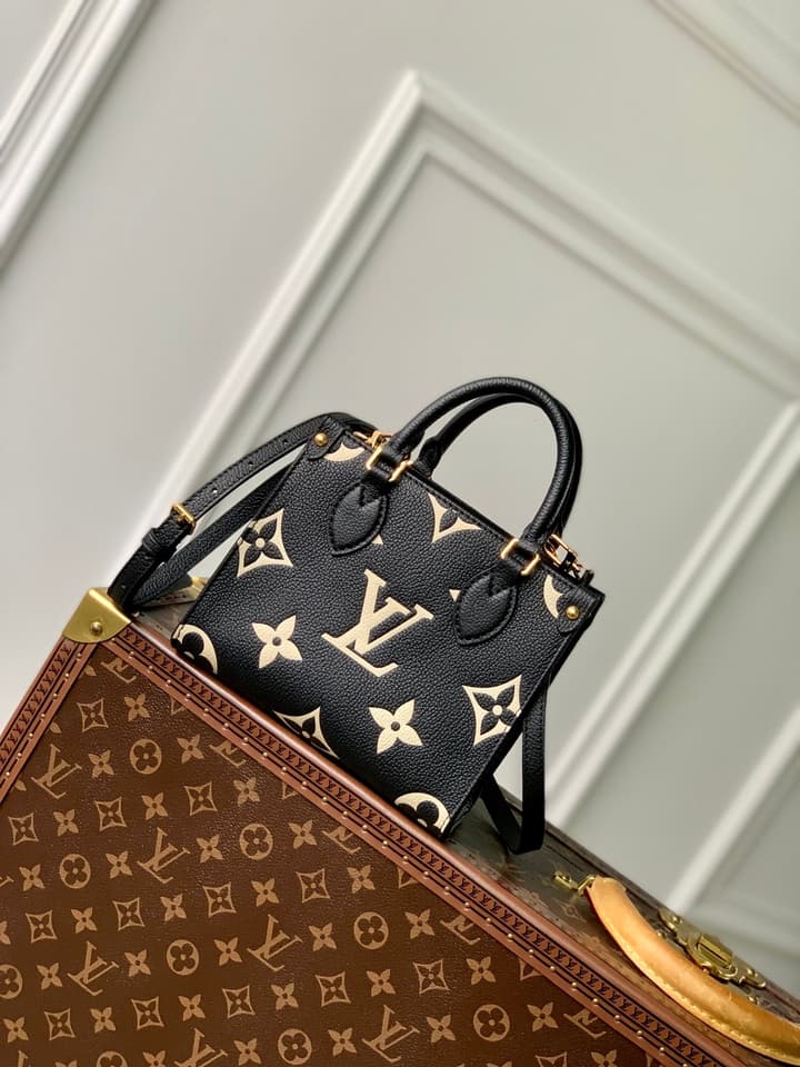 Louis Vuitton OnTheGo BB Handbag in Black Monogram Empreinte