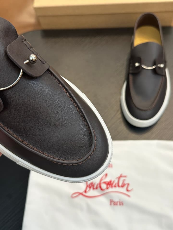 Christian Louboutin Men's Casual Sneakers in All White