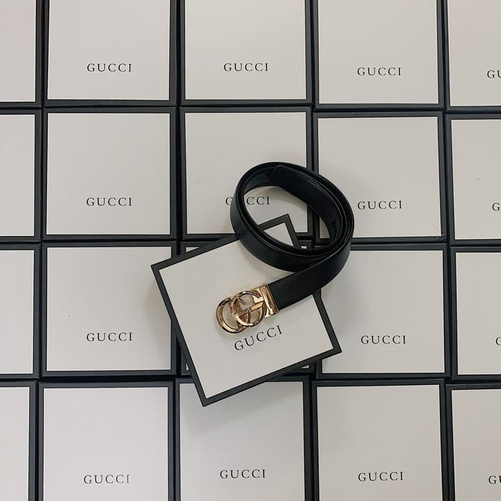 Gucci Calfskin Leather Belt