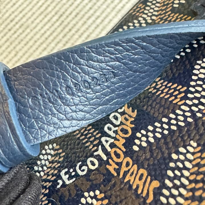Goyard Muse Vanity Ultra Mini Cosmetic Bag in Blue