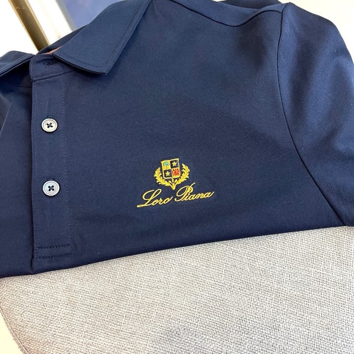 Loro Piana Classic Cotton Polo Shirt – 2026 Spring/Summer Collection in Classic Black