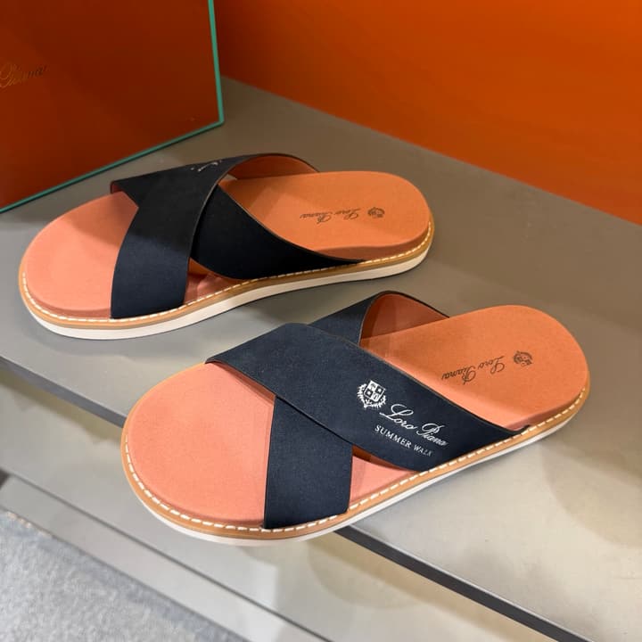 Loro Piana Summer Walk Crisscross Mules