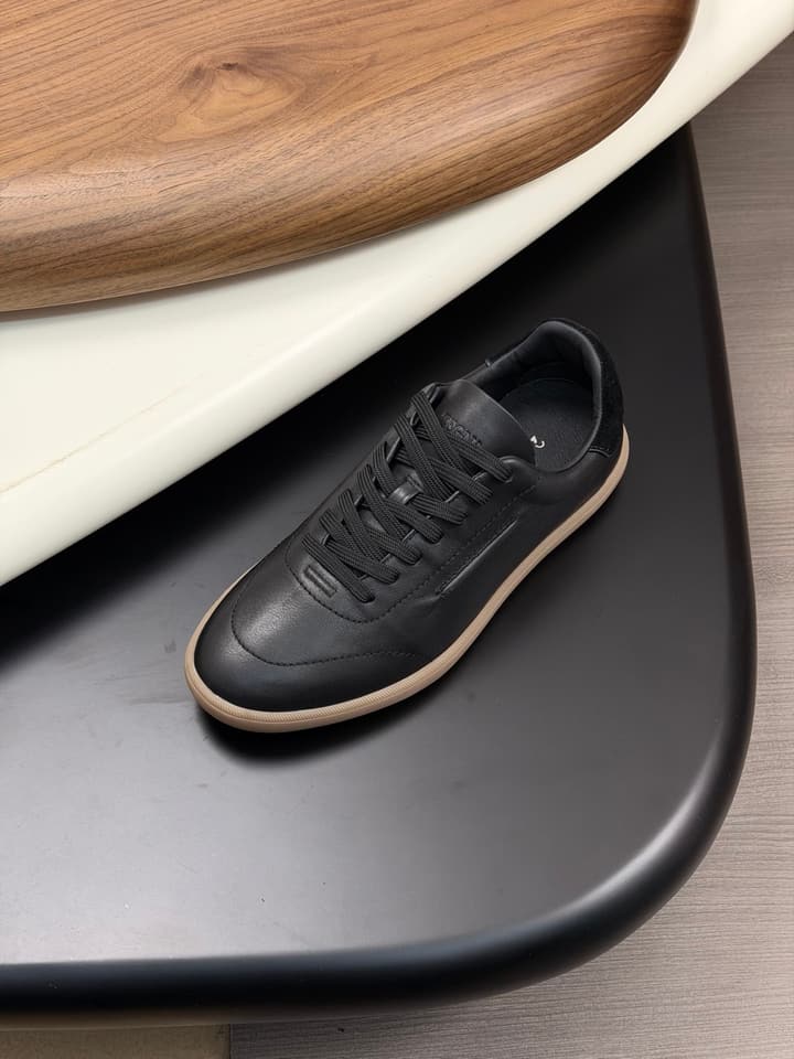 Zegna Old Money Suede Casual Sneakers