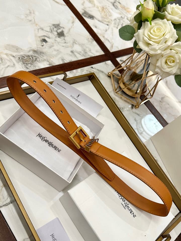 Saint Laurent Classic Leather Belt – 3.0cm