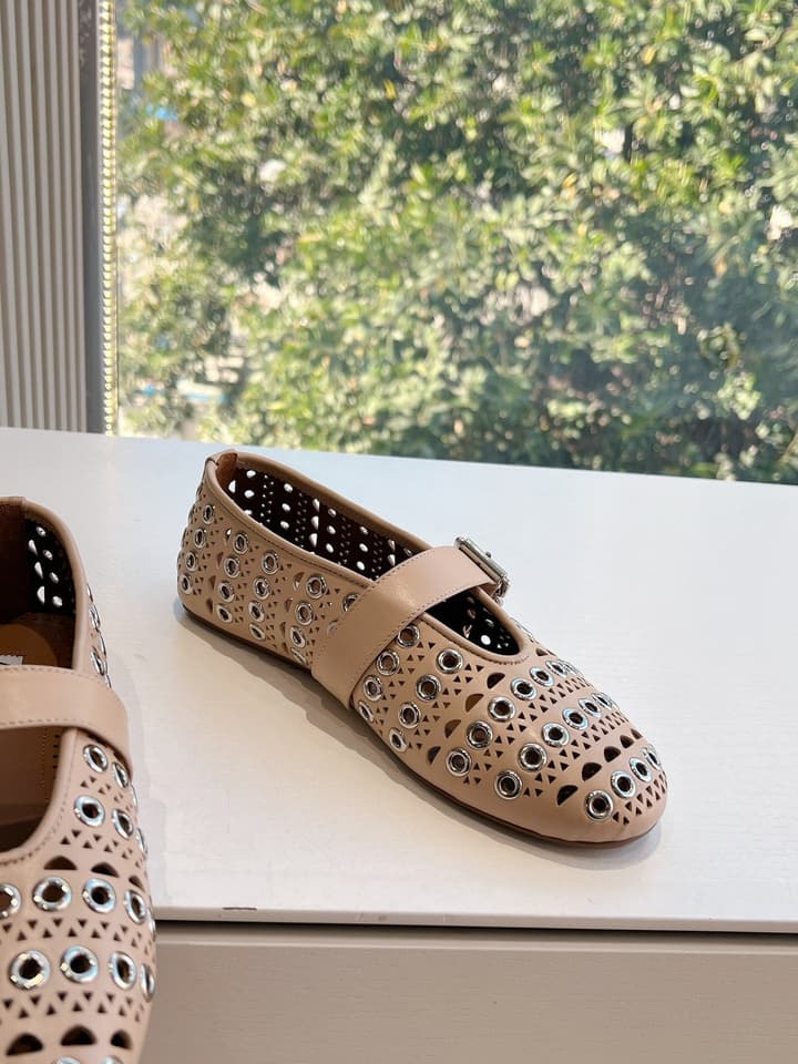 Alaïa French Fairy Ballet Flats – 2025