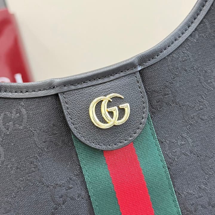 Gucci Giglio GG Canvas Tote Bag – 2026 Spring/Summer Collection in Black GG Canvas