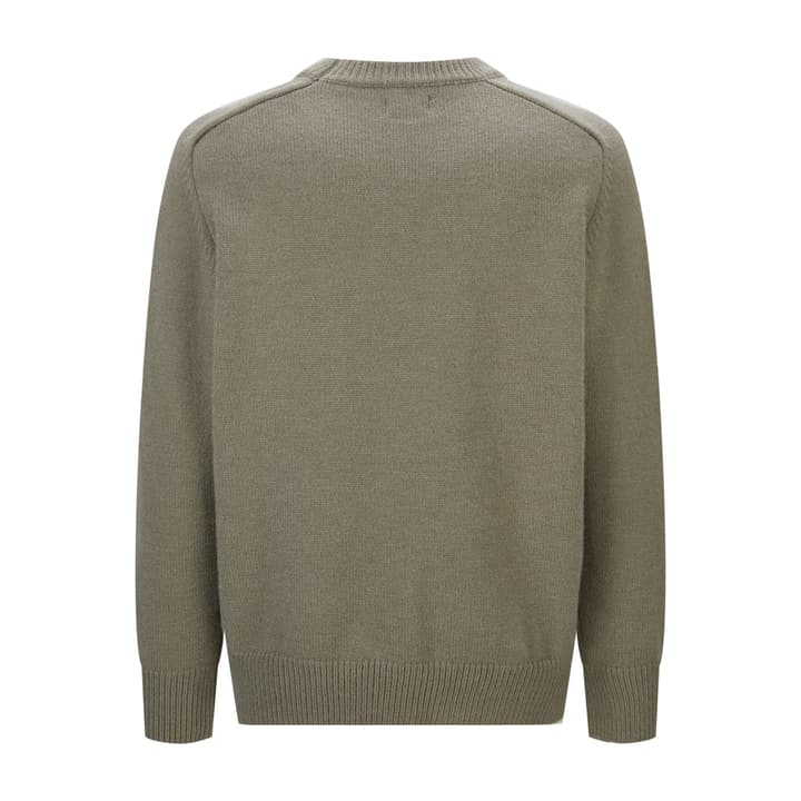 Celine Triomphe Embroidered Knit Sweater in Black