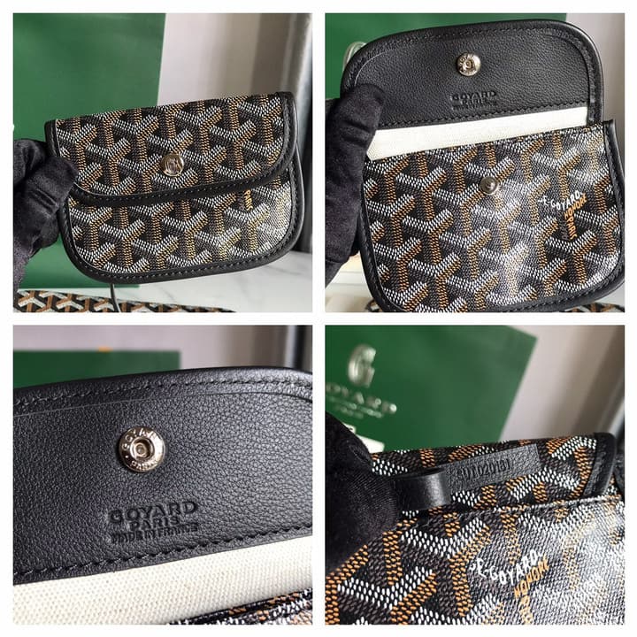 Goyard Mini Shopping Bag in Charcoal Monogram