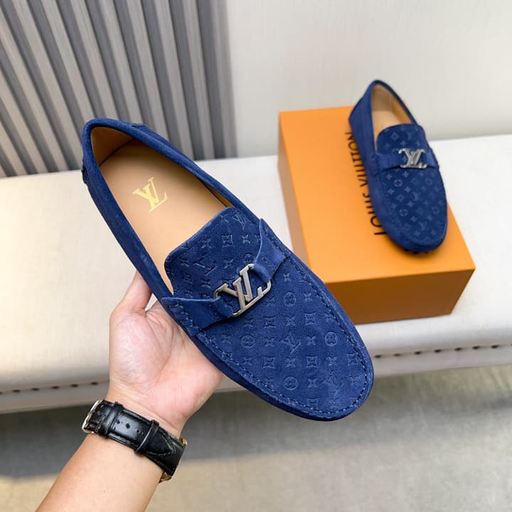 Louis Vuitton Monte Carlo Moccasin Loafers in Black Smooth Leather