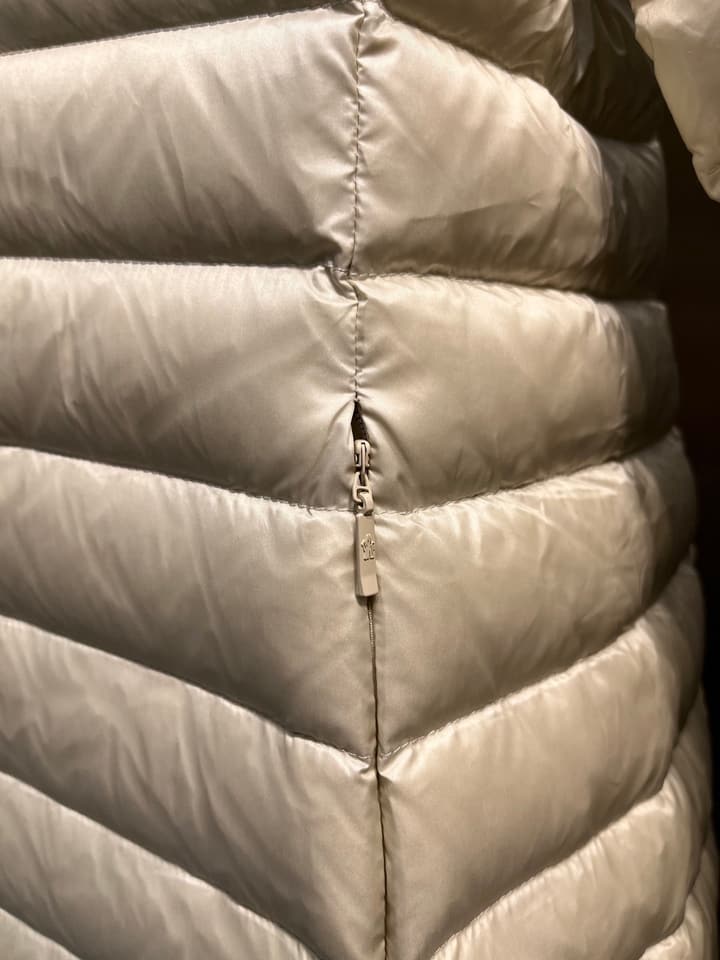 Moncler Waist-Cinching Hooded Down Jacket – Autumn/Winter Collection in Gold
