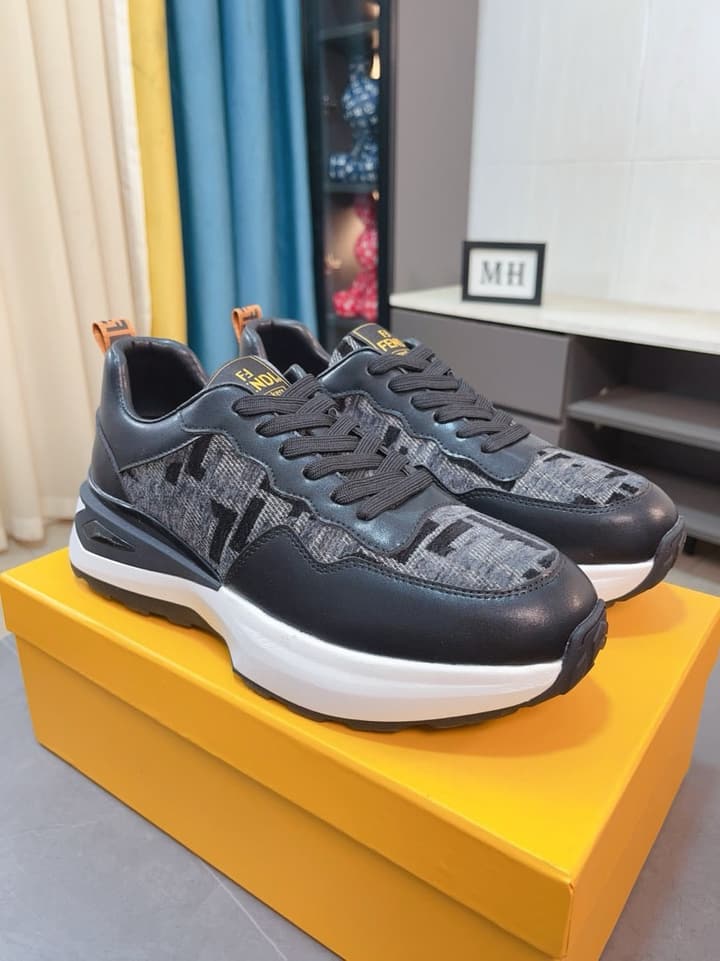 Fendi Classic Calfskin Sneakers