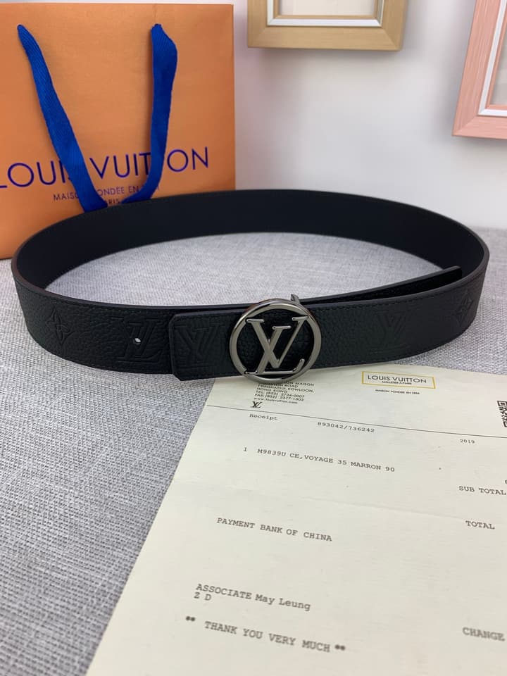 Louis Vuitton LV Shadow Monogram Belt