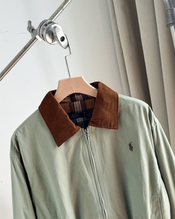 Ralph Lauren Campus Collared Jacket in Blue