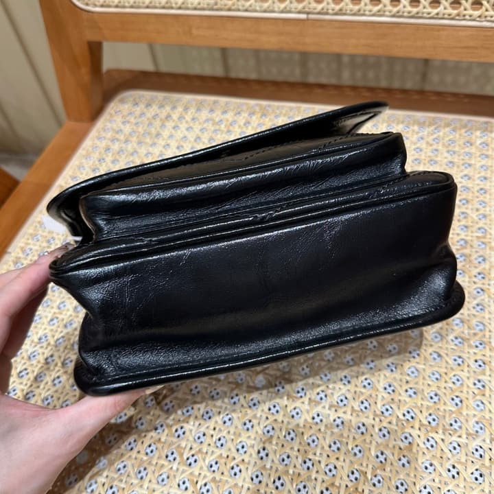 Saint Laurent Niki Baby Shoulder Bag in Apricot