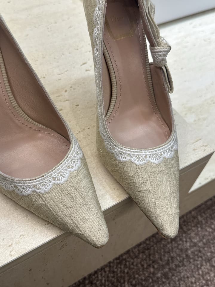 Dior J'Adior Dentelle Jelly Bow Pumps – 2026 Early Spring Collection in Black 6.5cm Heel