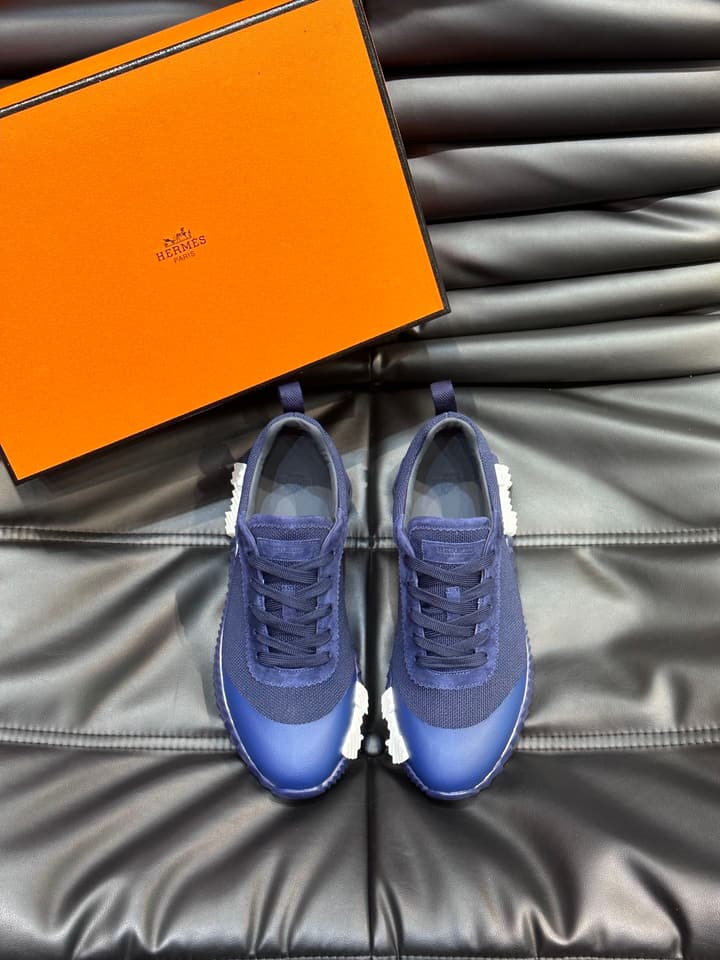 Hermès Bouncing Sneakers in Charcoal