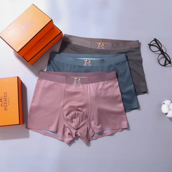 Hermès Men's Seamless Modal Underwear Set