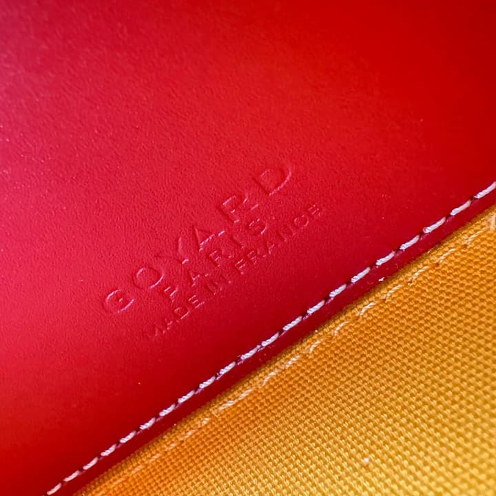 Goyard Muse Mini Vanity Case in Bright Orange Goyardine