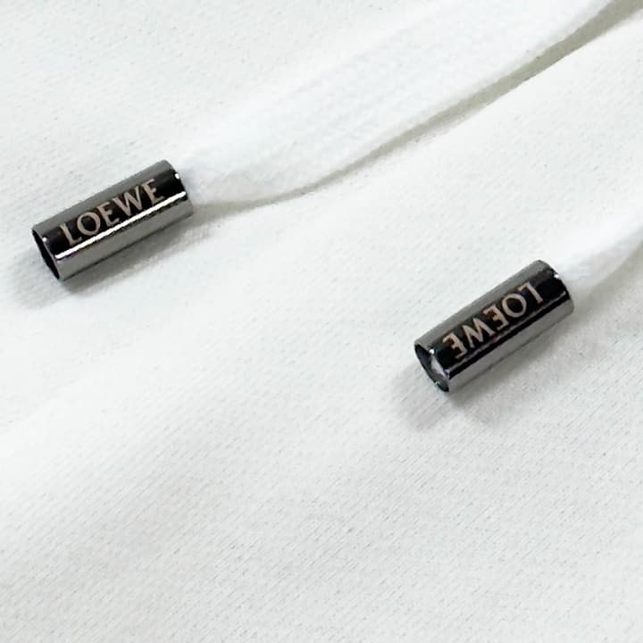 Loewe Classic Element Embroidered Shorts in Black With Blue Anagram Logo