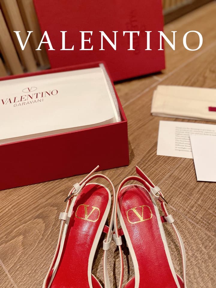Valentino VLogo Signature Rhinestone Low-Heel Pumps – 2022 Collection in Nude Beige
