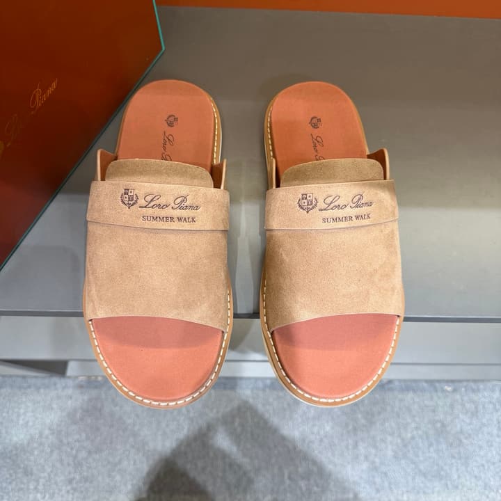 Loro Piana Summer Walk Crisscross Mules