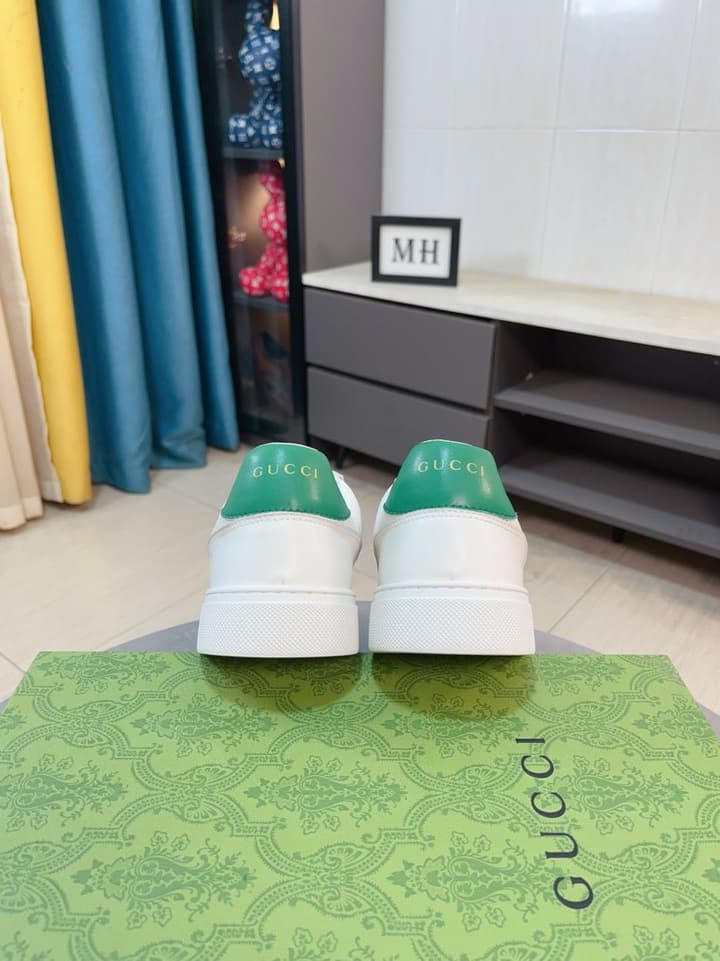Gucci New Season Casual Fashion Sneakers in Black With Web Stripe