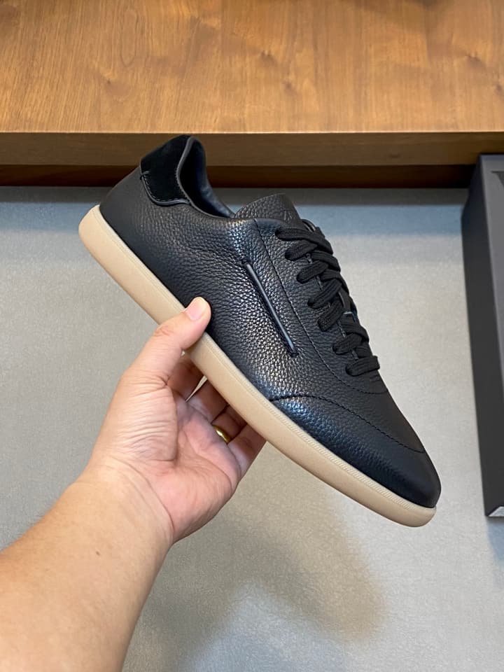 Zegna 232 Suede Sneakers – Current Season Collection