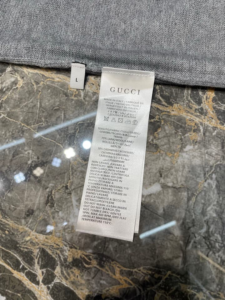 Gucci Embroidered Top – 2025FW in Dark Blue