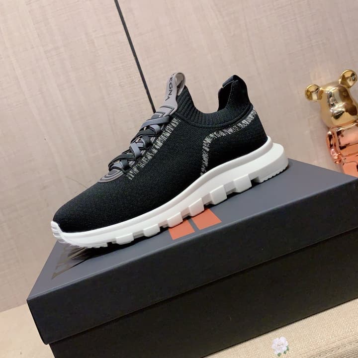 Zegna Latest Casual Sneakers in Black