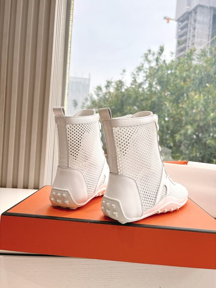 Hermès Bouncing Mesh Sneakers in Black
