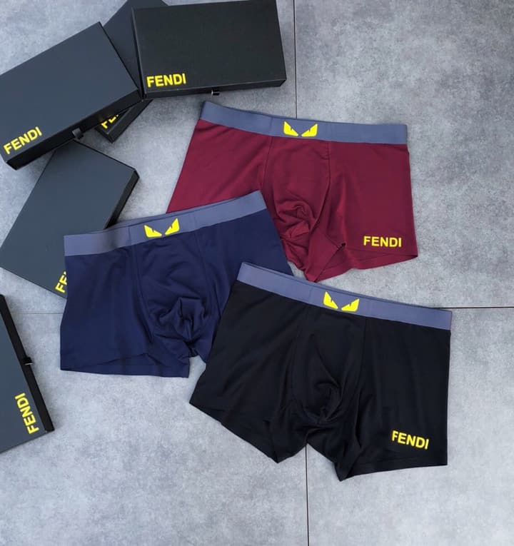 Fendi Seamless Modal Boxer Briefs 3-Pack