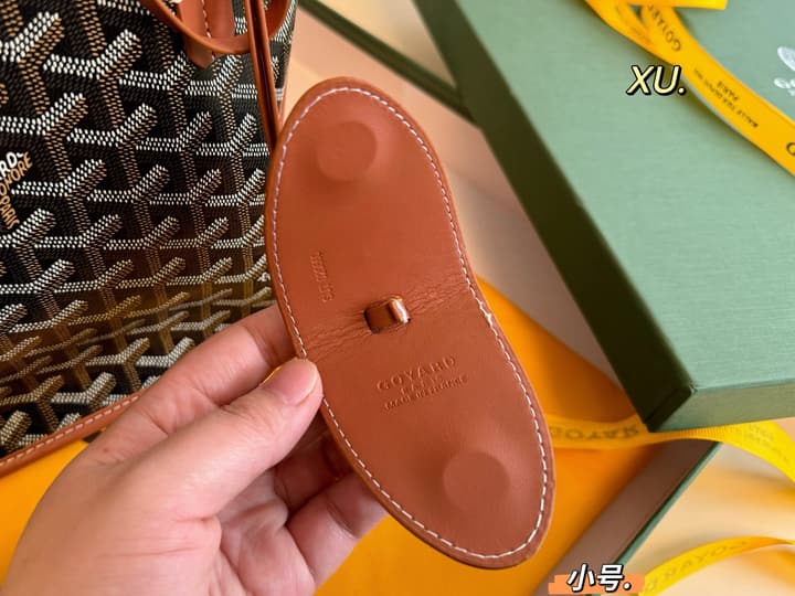 Goyard New Small Mother-Child Tote Bag in Classic Black And Tan
