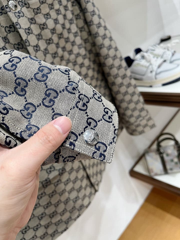 Gucci Double G Jacquard Multi-Pocket Lapel Jacket – 24FW