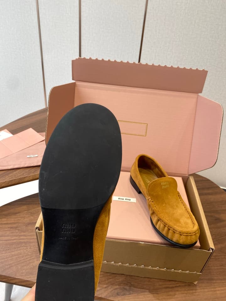 Miu Miu Loafers – 25SS Autumn/Winter Collection in Black Suede