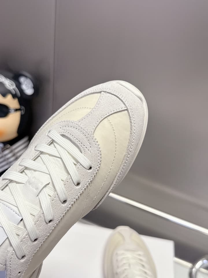 Celine Racer Women's Low-Top Sneakers in Black With White Laces