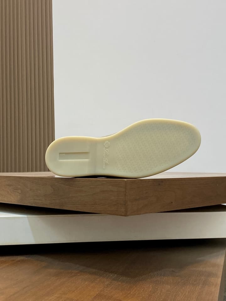 Loro Piana Suede Leather Slip-On Loafers in Camel Tan Suede