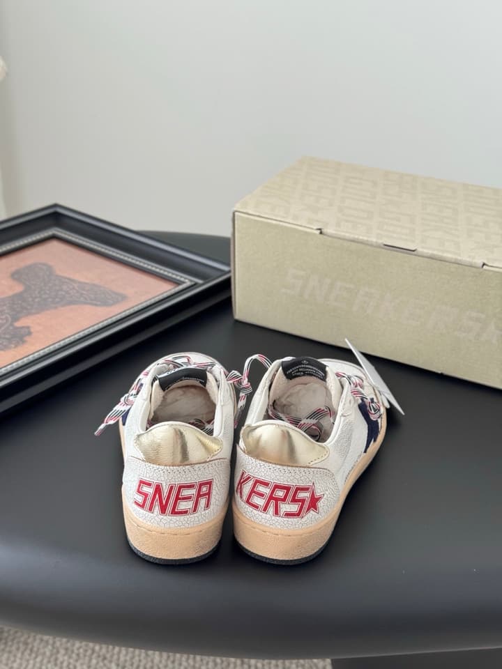 Golden Goose Distressed Graffiti Sneakers