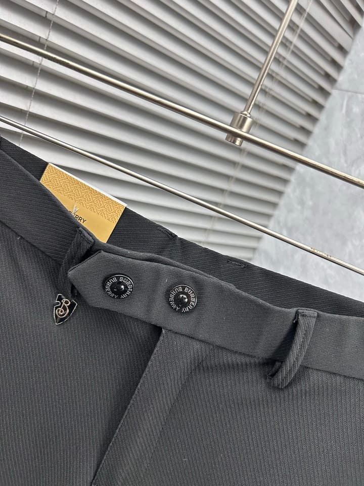 Burberry Tailored Casual Trousers – 2025SS in Camel Brown