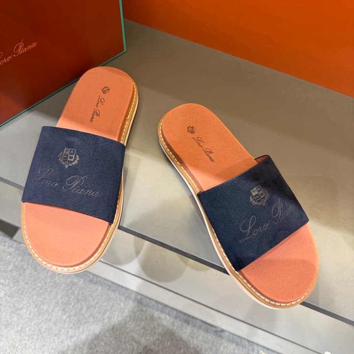 Loro Piana Summer Walk Crisscross Mules