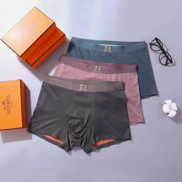 Hermès Men's Seamless Modal Underwear Set