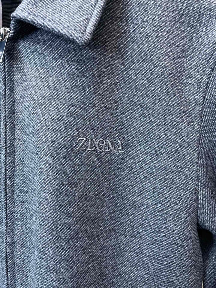 Zegna Casual Lapel Wool Jacket