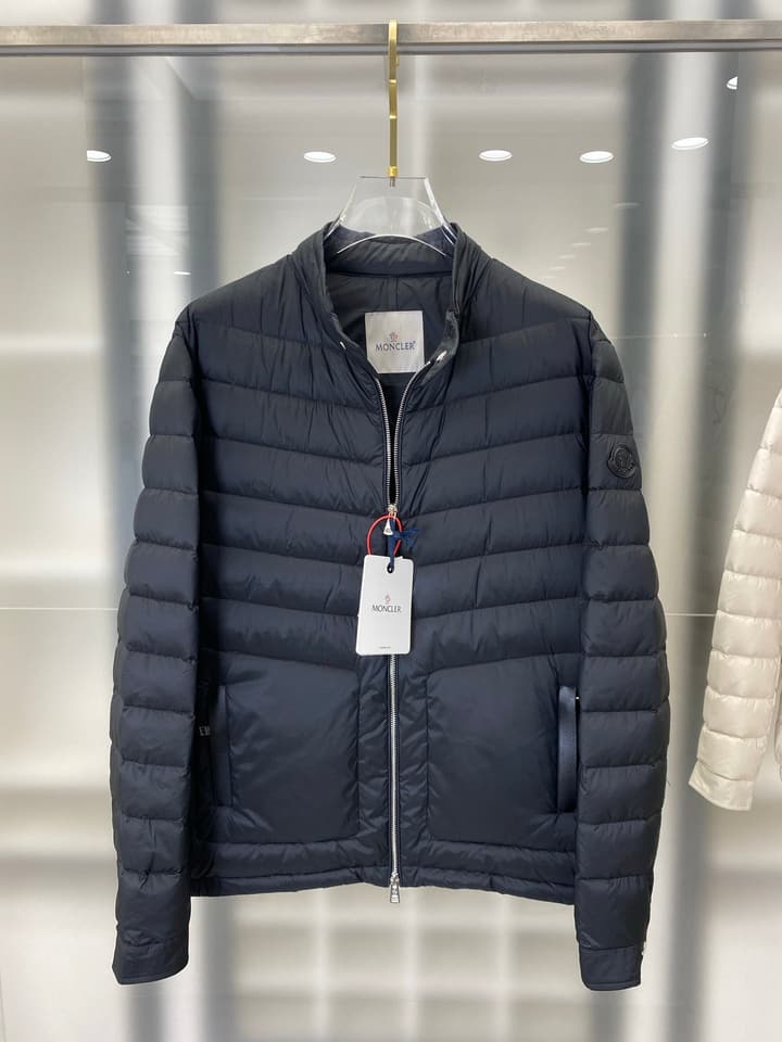 Moncler Arnique Men's Short Down Jacket – 25 Collection in Classic Black
