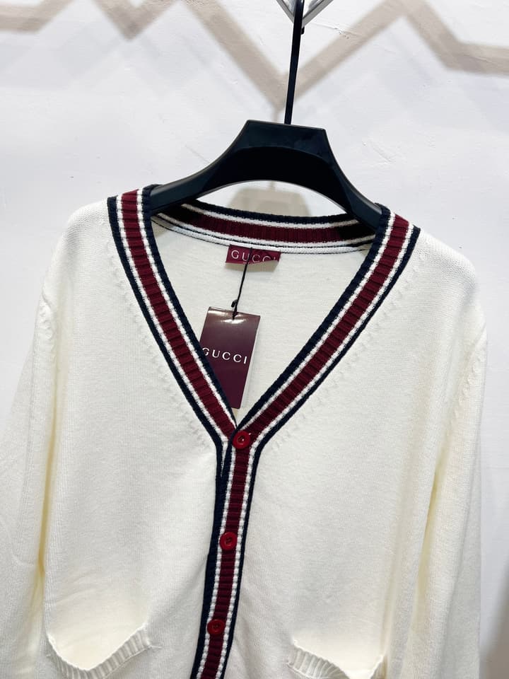Gucci Rugby Knitted Cardigan – 2025FW