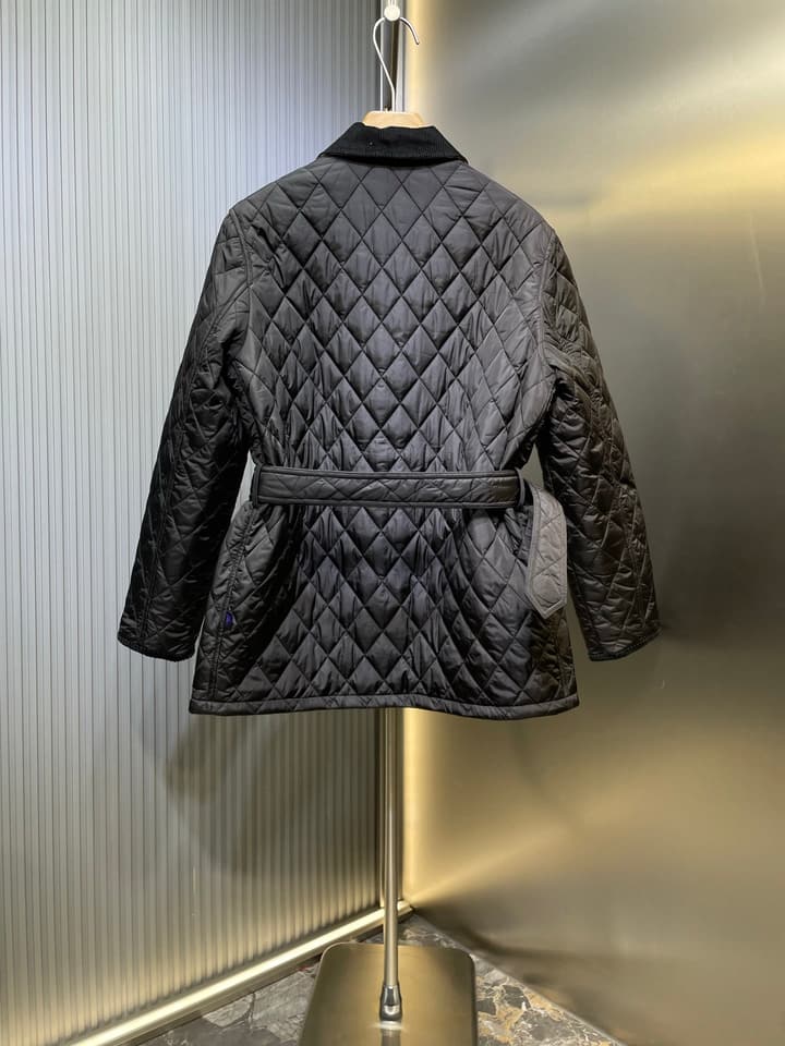 Burberry Classic Quilted Jacket in Beige