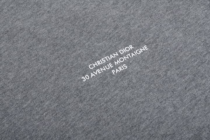 Dior Montaigne Slogan Print Crewneck Sweatshirt – 2025 Winter Collection in Black