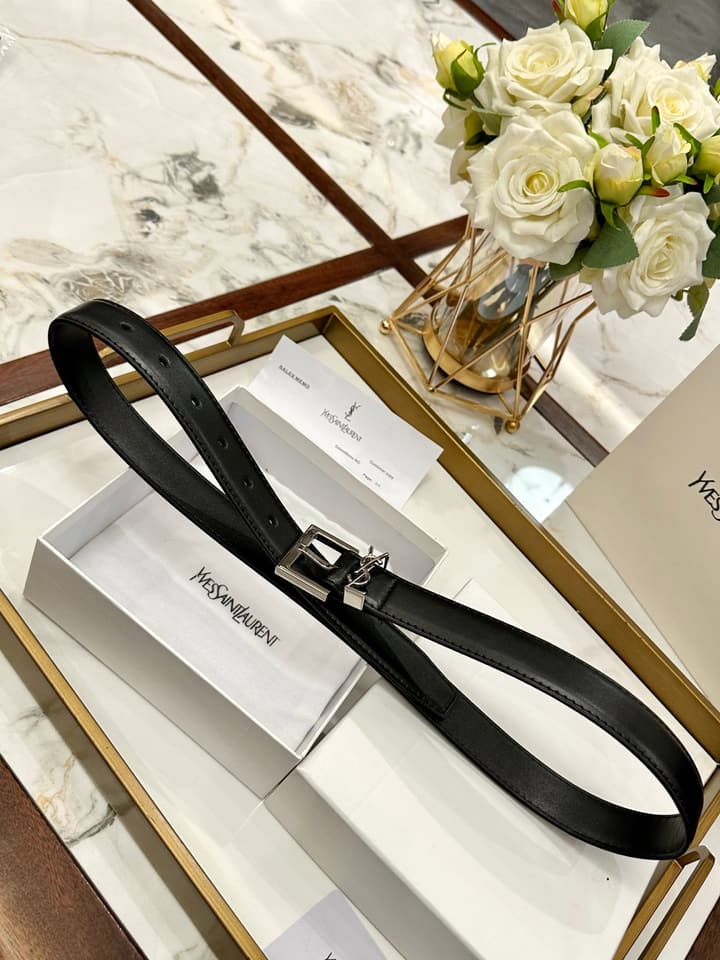 Saint Laurent Classic Leather Belt – 3.0cm