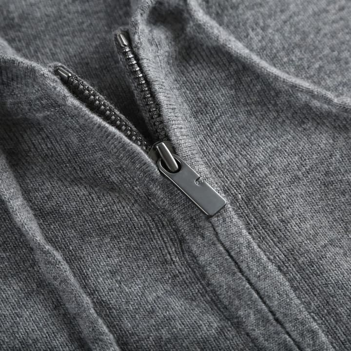 Burberry Embroidered Zip Cardigan in Dark Navy