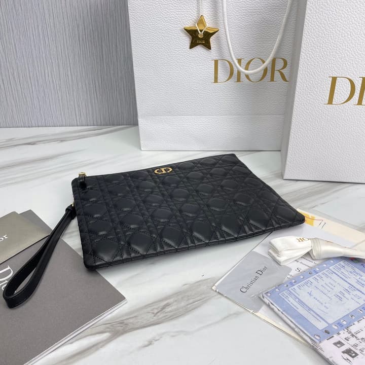 Dior Clutch Bag in Classic Black