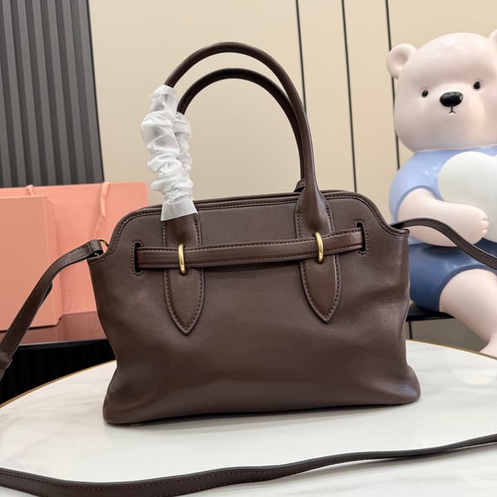 Miu Miu Aventure Naa Leather Handbag