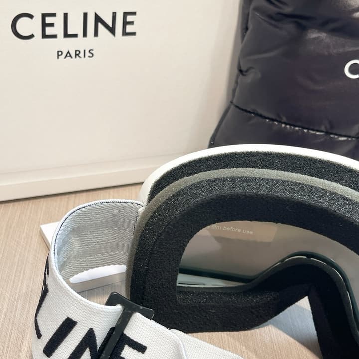 Celine Ski Goggles in All Black Frame